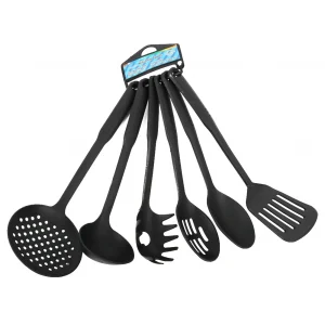 Kitchen 6pcs Cooking Utensil Set for Nonstick Cookware Kitchen Utensil Set with Plastic Handles