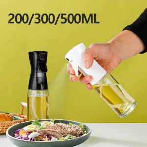 200/300/500ml Oil Sprayer for Cooking Kitchen Oils Spray Dispenser Bottle for Olive Oil Air Fryer BBQ Salad Baking Kitchen Tool